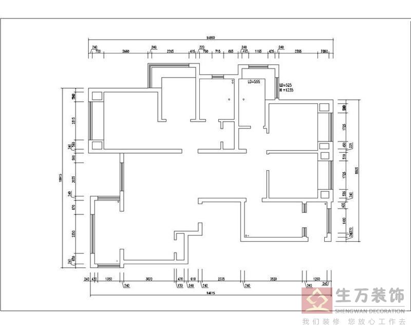 合生創(chuàng)展集團(tuán)譽(yù)山國際45棟*02房郭先生家庭裝飾實景-裝修平面圖，結(jié)構(gòu)圖，戶型圖，效果圖