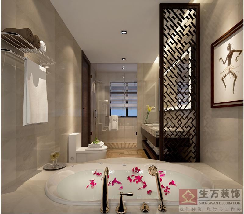 天河區(qū)中信廣場劉生家居裝飾衛(wèi)生間裝修實景