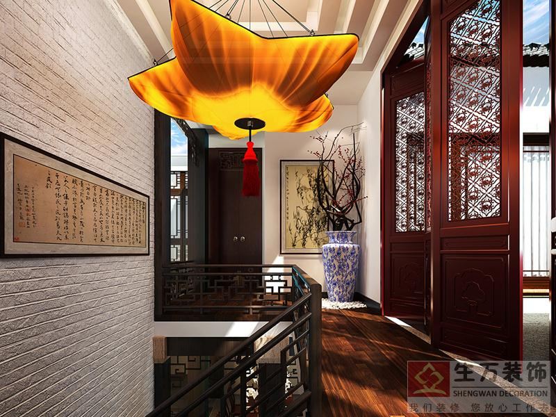 樓梯過道的處理，創(chuàng)造出了室內(nèi)室外的空間對流