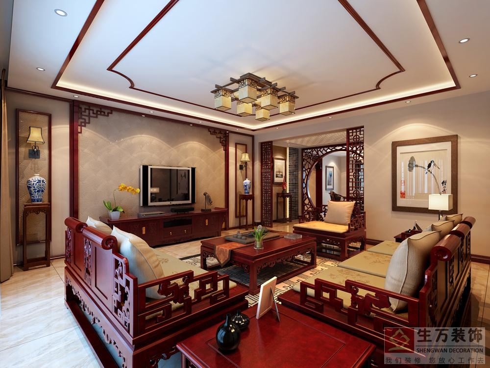 中國傳統(tǒng)的室內(nèi)設(shè)計融合著莊重和優(yōu)雅的雙重品質(zhì)從室內(nèi)空間結(jié)構(gòu)來說，以木構(gòu)架形式為主以顯示主人的成熟穩(wěn)重。