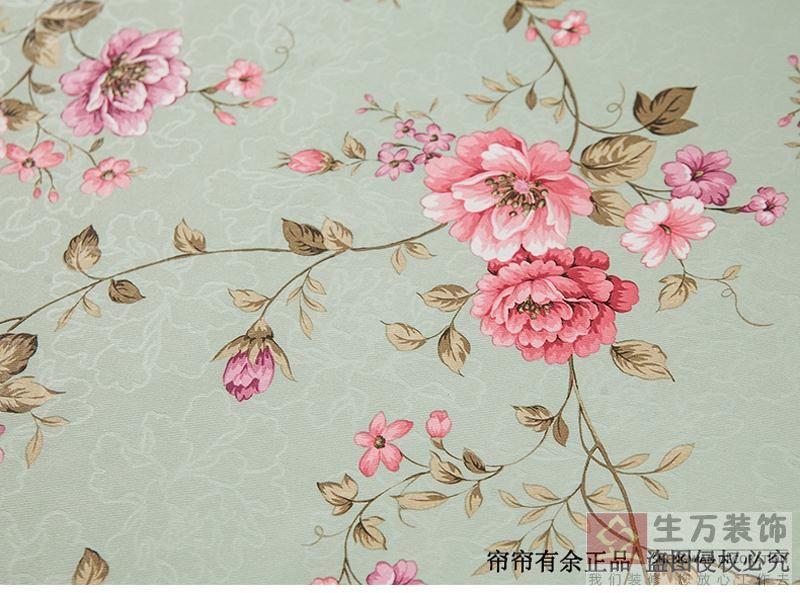 現(xiàn)代田園臥室客廳碎花遮光窗簾成品加厚落地窗飄窗布定制，1000余款田園式窗簾，田園風格窗簾，家庭裝修田園風格窗簾