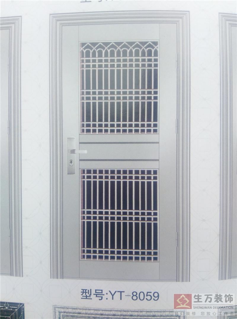廣州防盜門生產(chǎn)廠家，廣州不銹鋼門工廠，廣州不銹鋼防盜門批發(fā)，此款不銹鋼門型號：TY-8059