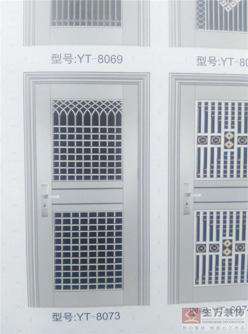 廣州防盜門生產(chǎn)廠家，廣州不銹鋼門工廠，廣州不銹鋼防盜門批發(fā)，此款不銹鋼門型號：TY-8073