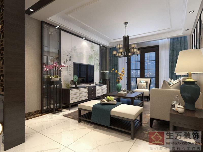 會(huì)客廳裝修設(shè)計(jì)_新中式風(fēng)格裝修設(shè)計(jì)效果圖,電視背景采用江南水鄉(xiāng)的雕花背景瓷磚鋪貼上墻,有著深厚的中國(guó)風(fēng)的味道。 會(huì)客廳裝修設(shè)計(jì)_新中式風(fēng)格裝修設(shè)計(jì)效果圖,電視背景采用江南水鄉(xiāng)的雕花背景瓷磚鋪貼上墻,有著深厚的中國(guó)風(fēng)的味道。